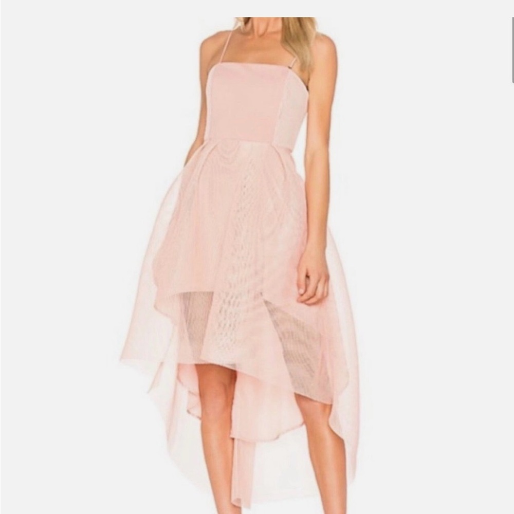 Elliatt Elysian Dusty Pink High-Low Tulle Dress